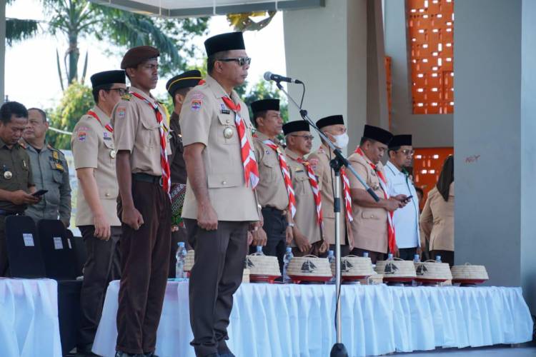 Bupati Bulukumba Andi Utta Pimpin Apel Besar HUT Pramuka ke-62 