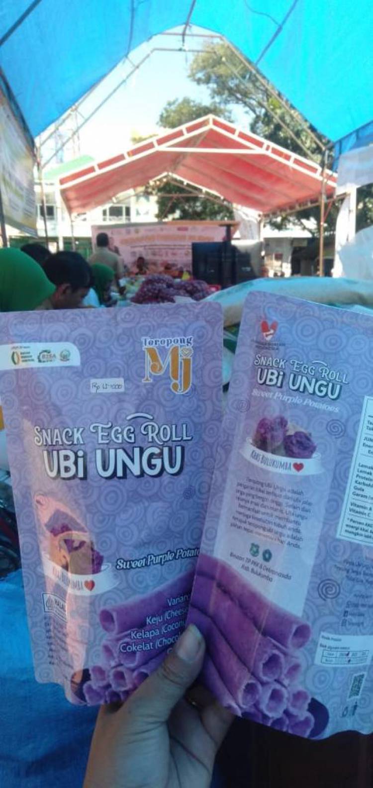 Mengenal Egg Roll Ubi Ungu, Cemilan Berbahan Lokal Asal Bulukumba