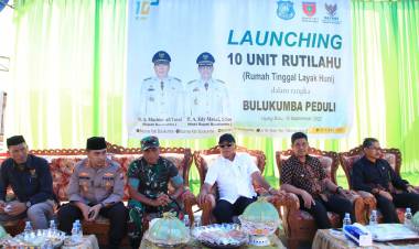 Menjadi Contoh Nasional, Bupati Andi Utta Resmikan 10 Unit Rutilahu