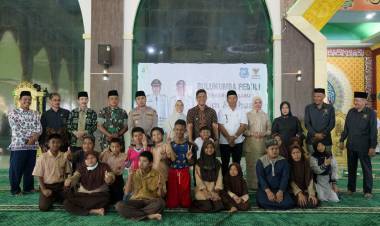 Bupati Andi Utta Serahkan Santunan kepada 377 Anak Yatim dan Dhuafa