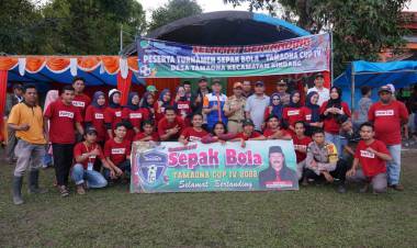 Kadisparpora Bulukumba Tutup Turnamen Sepakbola Tamaona Cup 4