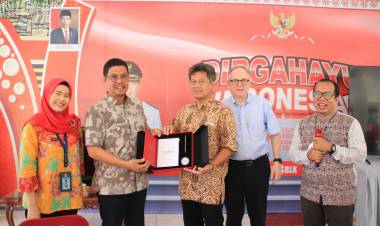 Wabup Edy Manaf Terima Tim Monev Program USAID Madani