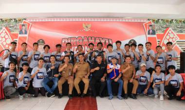 Bertanding di Liga 3, Bupati Andi Utta Lepas Tim Sepakbola Gasiba