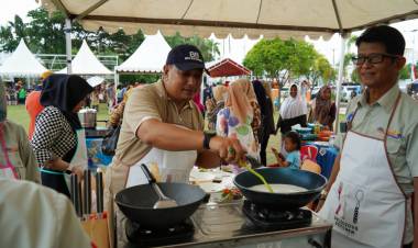 Jelang Hari Jadi Bulukumba, Para Kadis Ikut Lomba Memasak