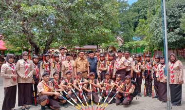 Wabup Edy Manaf Lepas Peserta Lomba LT IV Tingkat Daerah Sulsel