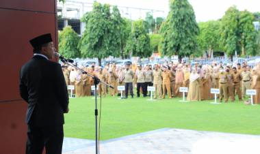 Apel Gabungan, Bupati Andi Utta: Tanamkan Rasa Malu