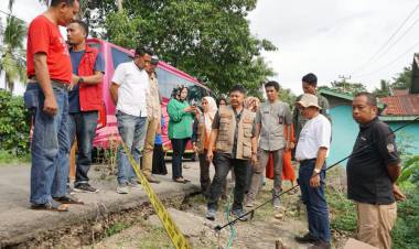 Tanah Bergeser di Herlang, Sekda Ali Saleng : Akan Dikaji Pihak Unhas