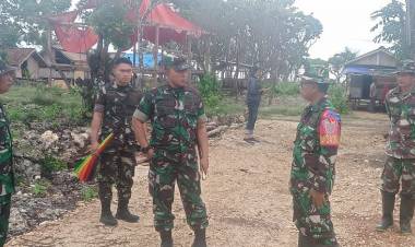 Danrem 141/Toddopuli Tinjau Lokasi TMMD Ke 117 Bulukumba