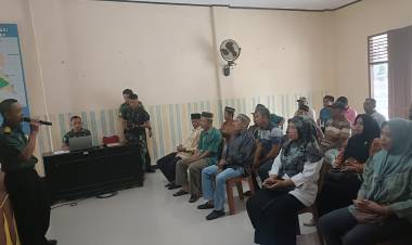 Satgas TMMD Gelorakan Wawasan Kebangsaan dan Bela Negara