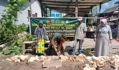 Pondasi RTLH TMMD Ke-117 Mulai Dikerja