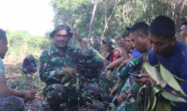Senda Gurau, Cara Prajurit Satgas TMMD Lepas Lelah
