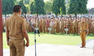 Tidak Mudah Jadi Tuan Rumah Pembagian Bendera, Bupati Andi Utta: Kita Semua Harus Siap