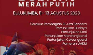 Festival Budaya Iringi Puncak Gerakan Pembagian 10 Juta Bendera di Bulukumba