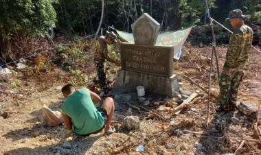Tugu Prasasti TMMD Jadi Saksi Sejarah Kemanunggalan TNI Bersama Rakyat