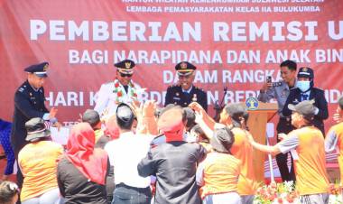 343 Napi Lapas Bulukumba Dapat Remisi Kemerdekaan