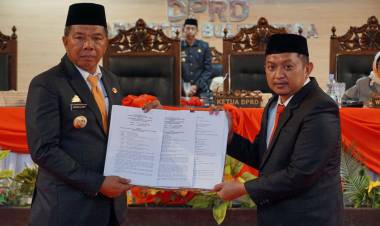 Bupati dan Ketua DPRD Setujui Nota Kesepahaman KUA PPAS 2024