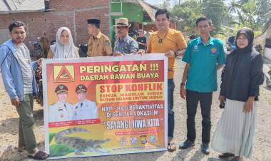 Ingatkan Warga Terhadap Ancaman Buaya, DLHK Lakukan Sosialisasi