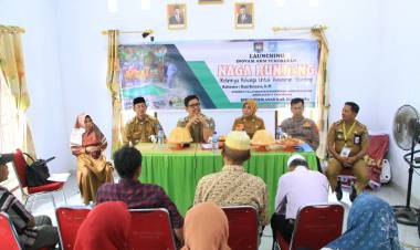 Wabup Edy Manaf Launching Inovasi Naga Runting di Desa Pangalloang