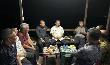 Bupati Andi Utta Jamu Pj Gubernur Sulsel di Kediamannya Larea Rea Sinjai