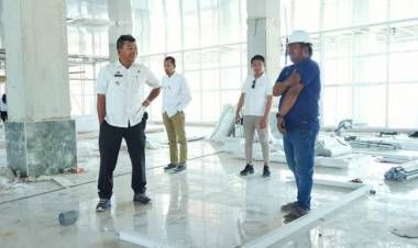 Bupati Andi Utta Pantau Pekerjaan Satap. Progres Sudah Capai 79,36 Persen
