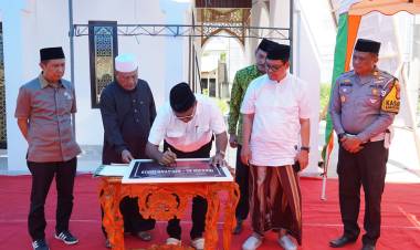 Bupati Andi Utta Resmikan Mesjid yang Diinisiasi Kasat Lantas Polres Bulukumba