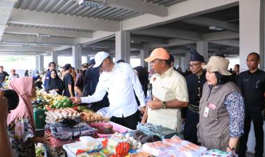Pj Gubernur Prof Fadjry Djufry Tinjau Pasar Sentral Bulukumba, Revitalisasi Dorong Pertumbuhan Ekonomi Daerah
