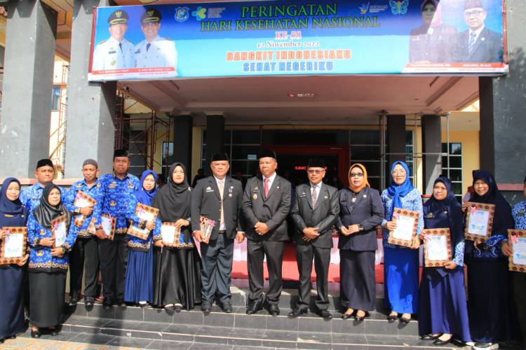 Pasca Covid-19 Peringatan HKN Kembali Meriah, Upacara Dipusatkan Kantor Bupati 