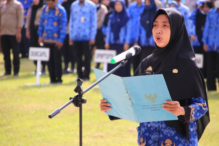 Pasca Covid-19 Peringatan HKN Kembali Meriah, Upacara Dipusatkan Kantor Bupati 