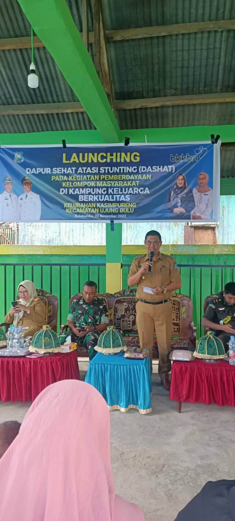 Wabup Bulukumba Launching Dapur Sehat Atasi Stunting