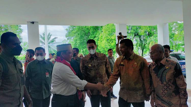 Bupati Andi Utta Hadiri Rakor Pemulihan Ekonomi Bersama Mendagri 