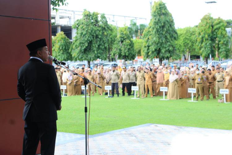 Apel Gabungan, Bupati Andi Utta: Tanamkan Rasa Malu