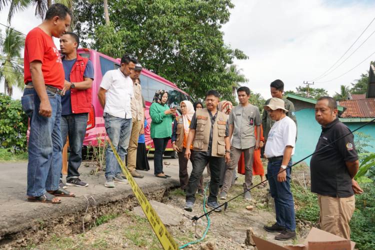 Tanah Bergeser di Herlang, Sekda Ali Saleng : Akan Dikaji Pihak Unhas