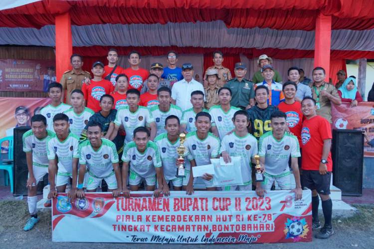 Bupati Andi Utta Tutup Bupati Cup II Zona Bonto Bahari