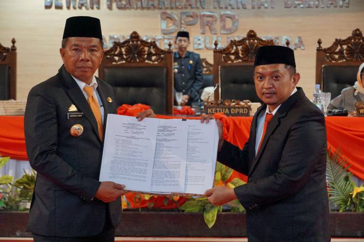 Bupati dan Ketua DPRD Setujui Nota Kesepahaman KUA PPAS 2024