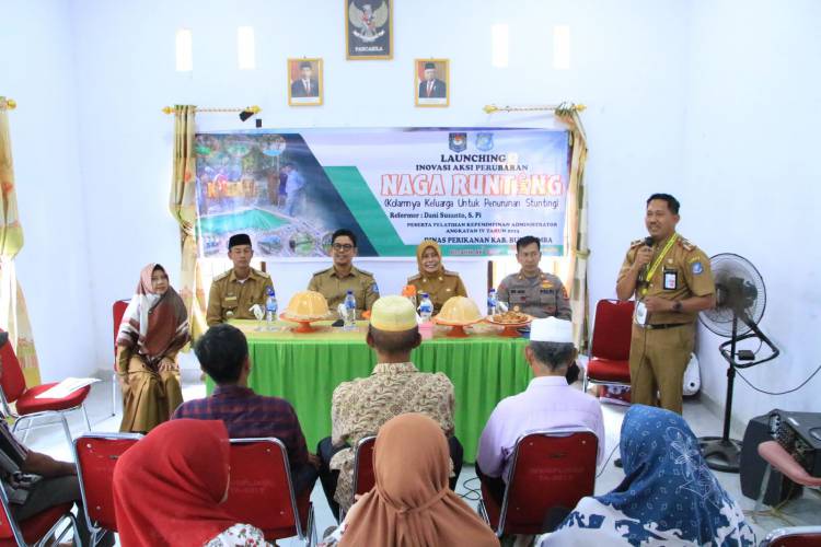 Wabup Edy Manaf Launching Inovasi Naga Runting di Desa Pangalloang